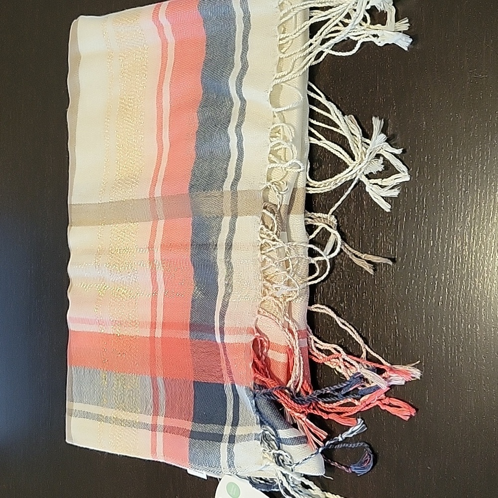Cost Plus World Market Multicolor Striped Scarf - Picture 10 of 10